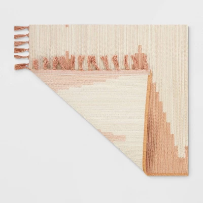 7'x10' Tapestry Rectangular Woven Outdoor Area Rug Rust - Opalhouse™ 2 7'x10' Tapestry Rectangular Woven Outdoor Area Rug Rust - Opalhouse™ - Image 2