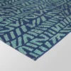 5'x7' Wild Stripe Outdoor Rug Blue - Opalhouse™