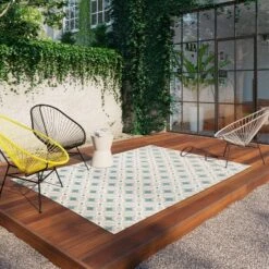 5' X 7' Quatrefoil Outdoor Rug Aqua - Opalhouse™ 5 5' X 7' Quatrefoil Outdoor Rug Aqua - Opalhouse™ -Opalhouse GUEST 1fa6f091 beb1 4fd7 b842 dadda40efd4a