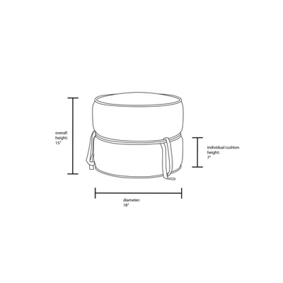 Olivia Round Pouf Rust - Opalhouse™ Designed With Jungalow™ 5 Olivia Round Pouf Rust - Opalhouse™ Designed With Jungalow™ - Image 5