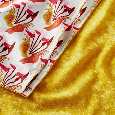 Reversible Velvet Duvet Cover & Sham Set - Opalhouse™ Designed With Jungalow™ 4 Reversible Velvet Duvet Cover & Sham Set - Opalhouse™ Designed With Jungalow™ - Image 4