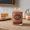21.5oz Lidded Glass Jar 2-Wick Bourbon Pumpkin Candle - Opalhouse™