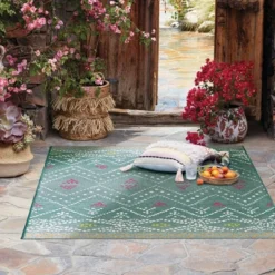 5' X 7' Outdoor Rug Global Aqua - Opalhouse™ 5 5' X 7' Outdoor Rug Global Aqua - Opalhouse™ -Opalhouse GUEST 936c44a1 952b 47a4 8745 a9387e952bdc