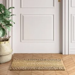 Opalhouse 11 Elderberry Snake Skin Print Woven Rug Gray - Opalhouse