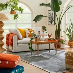 Opalhouse 17 Dot Pattern Boarder Rug - Opalhouseâ„¢ Designed With Jungalowâ„¢