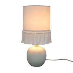 Small Table Lamp With Fringe Shade Off-White (Includes LED Light Bulb) - Opalhouse™ Designed With Jungalow™ -Opalhouse GUEST b032319a c7f7 464d ab2a a2536f5698f3