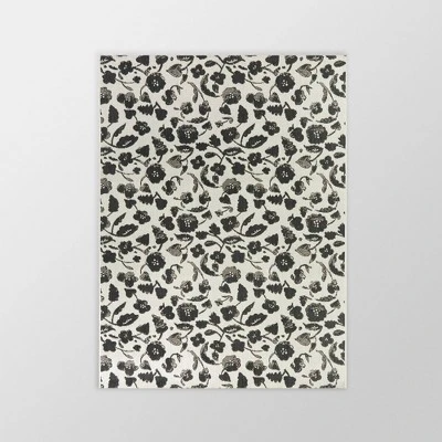 Floral Outdoor Rug Black - Opalhouse™ 1 Floral Outdoor Rug Black - Opalhouse™