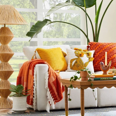 Geometric Patterned Chunky Woven Throw Blanket - Opalhouse™ Designed With Jungalow™ 1 Geometric Patterned Chunky Woven Throw Blanket - Opalhouse™ Designed With Jungalow™